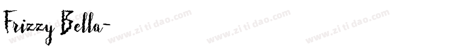 Frizzy Bella字体转换